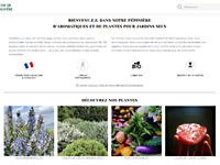 Pépinière d'aromatiques et de plantes pour jardins secs