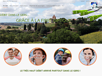 Le très haut débit dans le Gers grâce à la fibre optique